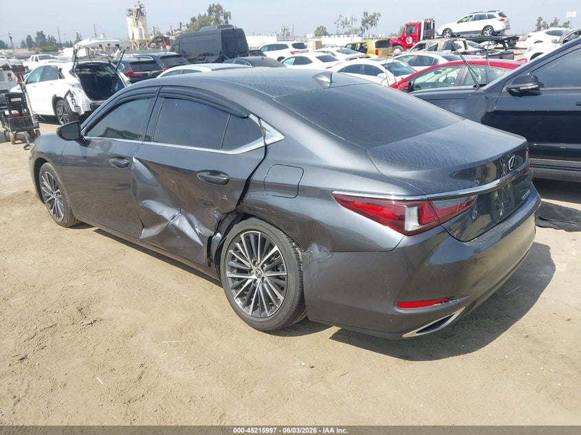 2022 Lexus ES VIN 58ADZ1B12NU127162 IAAI salvage auction — LEFT SIDE, Salvage (California), sold $15,950 on 2026-07-29 (photo 3)