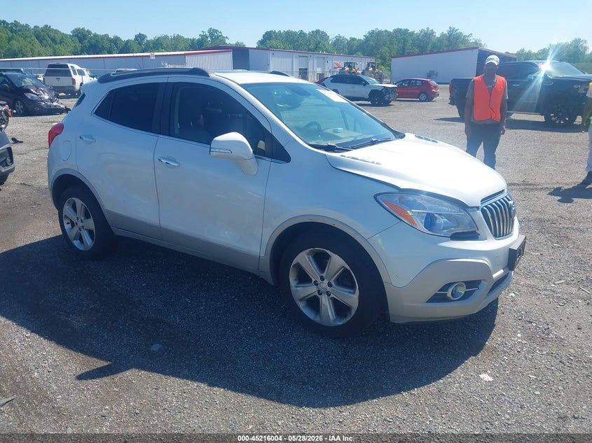 2015 Buick Encore VIN KL4CJGSB2FB250011 IAAI salvage auction — LEFT FRONT, Salvage - Greater Than 75% (Maryland), sold $650 on 2026-07-06 (photo 1)