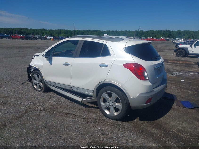 2015 Buick Encore VIN KL4CJGSB2FB250011 IAAI salvage auction — LEFT FRONT, Salvage - Greater Than 75% (Maryland), sold $650 on 2026-07-06 (photo 3)