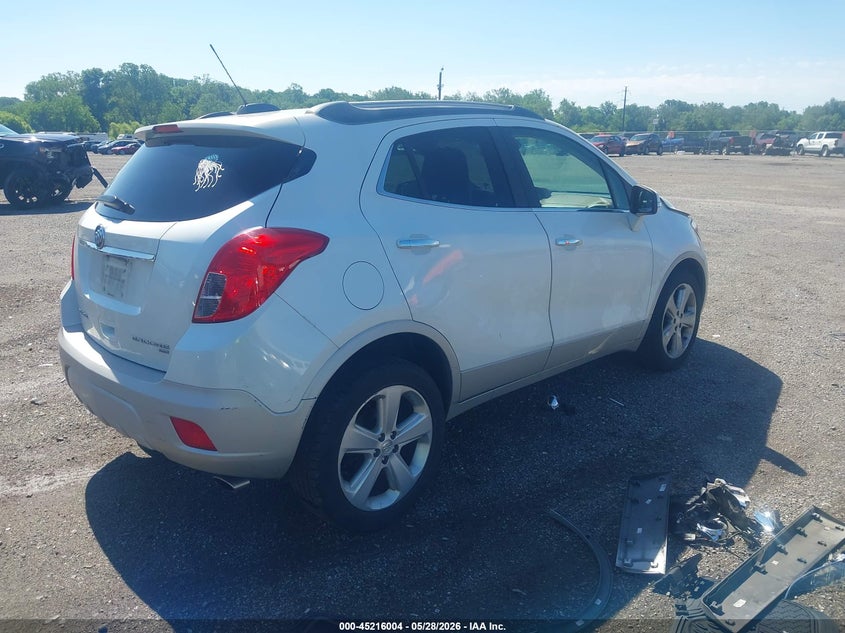 2015 Buick Encore VIN KL4CJGSB2FB250011 IAAI salvage auction — LEFT FRONT, Salvage - Greater Than 75% (Maryland), sold $650 on 2026-07-06 (photo 4)