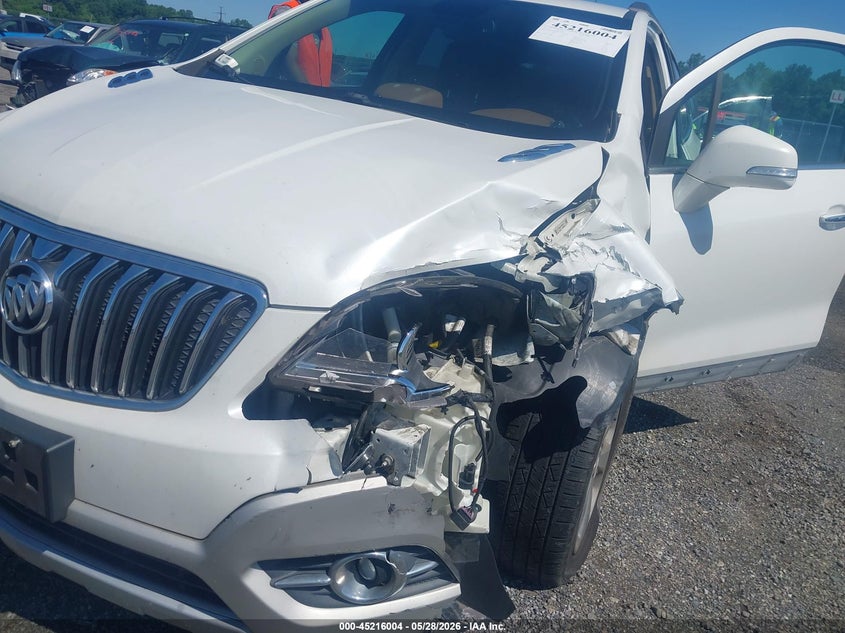 2015 Buick Encore VIN KL4CJGSB2FB250011 IAAI salvage auction — LEFT FRONT, Salvage - Greater Than 75% (Maryland), sold $650 on 2026-07-06 (photo 6)