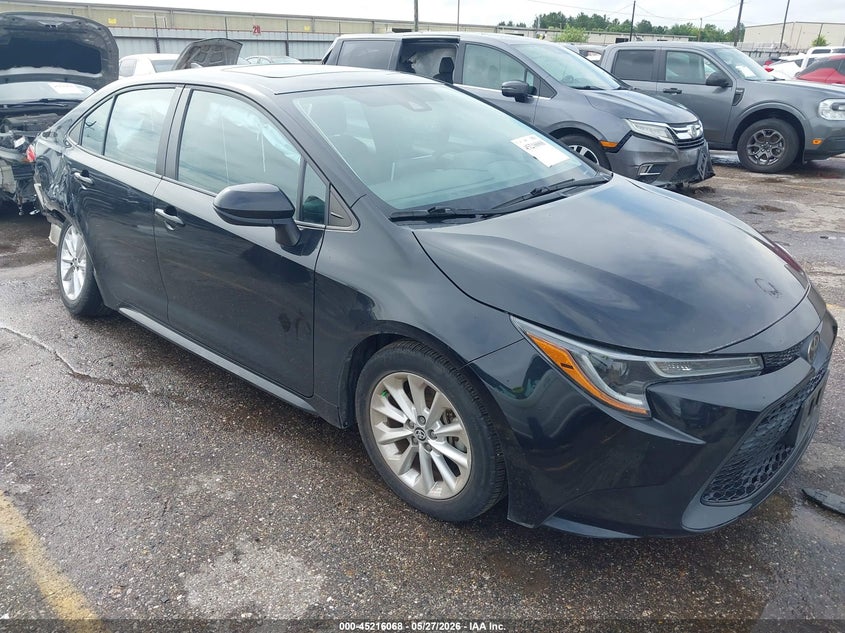 2020 Toyota Corolla VIN 5YFHPRAE4LP010053 IAAI salvage auction — REAR END, Salvage Title, sold $6,650 on 2026-07-29 (photo 1)