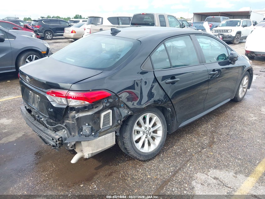 2020 Toyota Corolla VIN 5YFHPRAE4LP010053 IAAI salvage auction — REAR END, Salvage Title, sold $6,650 on 2026-07-29 (photo 4)