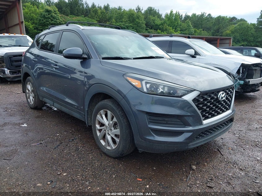 2021 Hyundai Tucson VIN KM8J33A46MU343470 IAAI salvage auction — REAR END, Salvage Title, sold $4,550 on 2026-07-15 (photo 1)