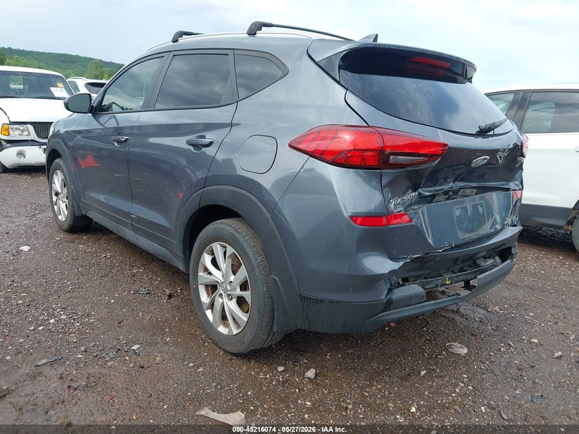 2021 Hyundai Tucson VIN KM8J33A46MU343470 IAAI salvage auction — REAR END, Salvage Title, sold $4,550 on 2026-07-15 (photo 3)