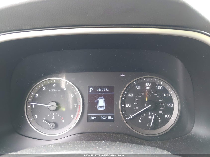 2021 Hyundai Tucson VIN KM8J33A46MU343470 IAAI salvage auction — REAR END, Salvage Title, sold $4,550 on 2026-07-15 (photo 7)