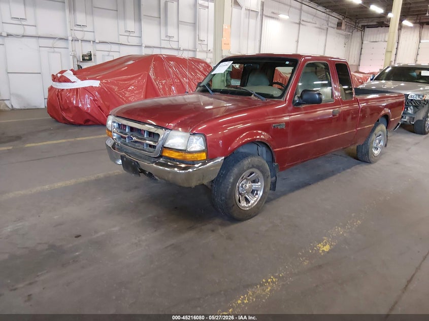 2000 Ford Ranger VIN 1FTYR14V1YPA61607 IAAI salvage auction — FRONT END, Salvage (Oregon), sold $1,600 on 2026-07-09 (photo 2)