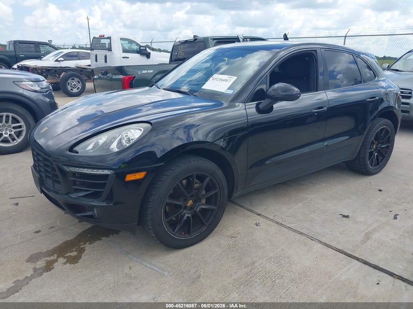 2015 Porsche Macan VIN WP1AB2A57FLB50262 IAAI salvage auction — LEFT & RIGHT, Original (Texas), sold $9,700 on 2026-07-17 (photo 2)