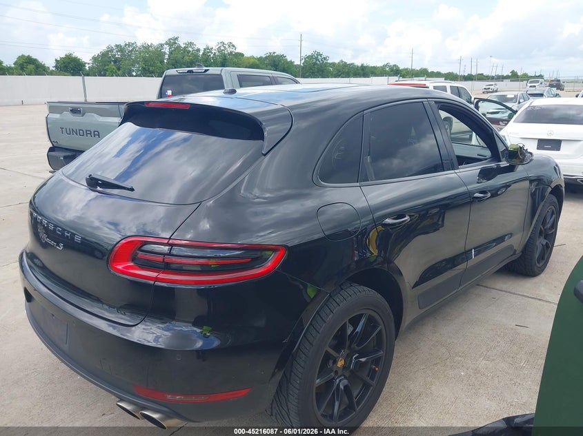 2015 Porsche Macan VIN WP1AB2A57FLB50262 IAAI salvage auction — LEFT & RIGHT, Original (Texas), sold $9,700 on 2026-07-17 (photo 4)