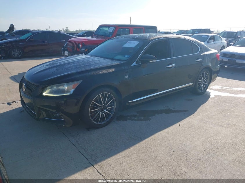 2013 Lexus Ls VIN JTHBL5EF9D5122499 IAAI salvage auction — HAIL, Original (Texas), sold $8,350 on 2026-07-10 (photo 2)