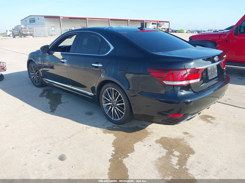 2013 Lexus Ls VIN JTHBL5EF9D5122499 IAAI salvage auction — HAIL, Original (Texas), sold $8,350 on 2026-07-10 (photo 3)