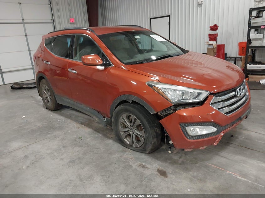 2013 Hyundai Santa fe VIN 5XYZUDLB4DG123056 IAAI salvage auction — RIGHT FRONT, Salvage (Colorado), sold $1,150 on 2026-08-22 (photo 1)
