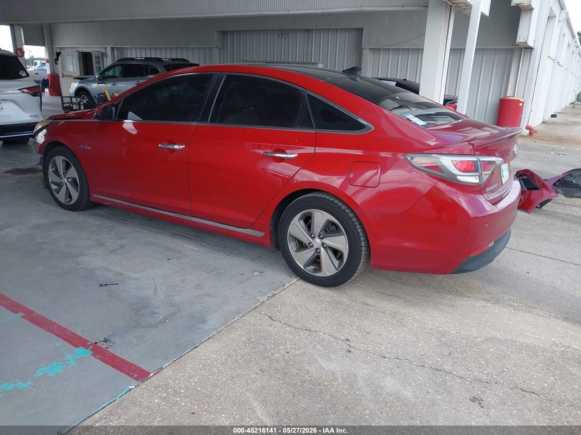 2016 Hyundai Sonata VIN KMHE34L19GA017811 IAAI salvage auction — FRONT END, Salvage Title, sold $1,250 on 2026-07-15 (photo 3)