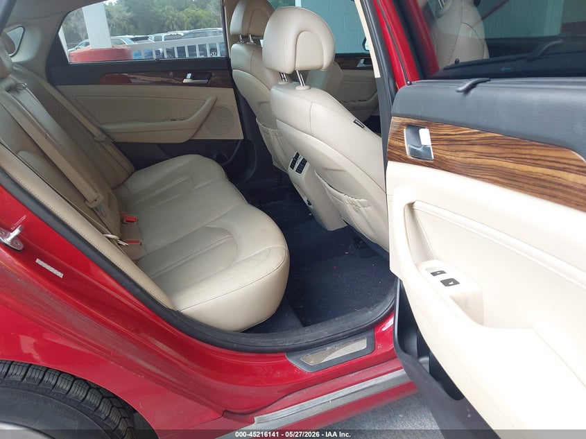2016 Hyundai Sonata VIN KMHE34L19GA017811 IAAI salvage auction — FRONT END, Salvage Title, sold $1,250 on 2026-07-15 (photo 8)