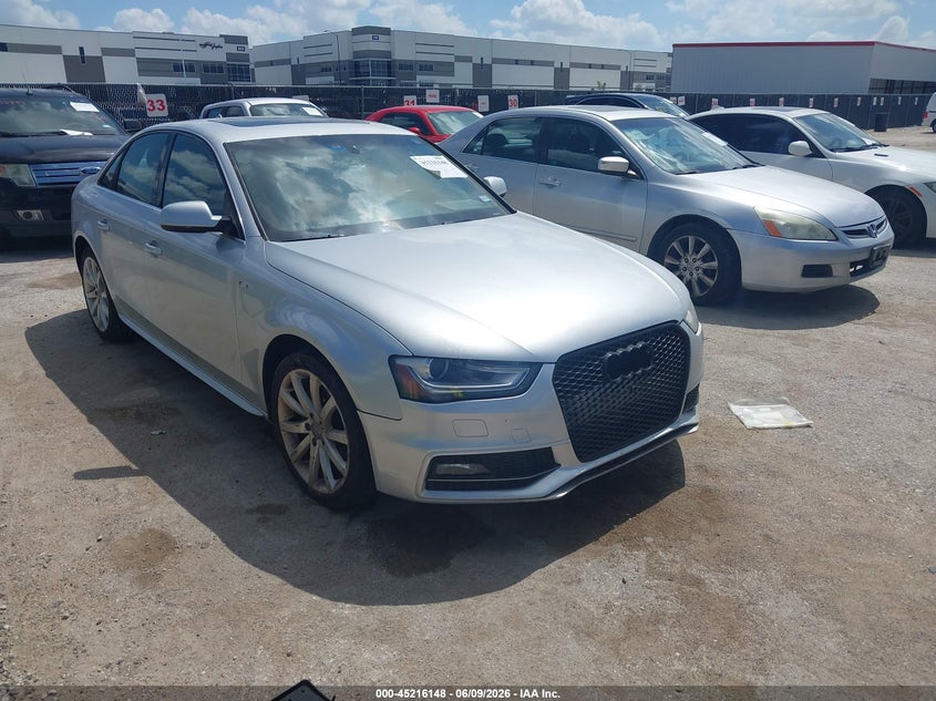 2014 Audi A4 VIN WAUBFAFL5EN029323 IAAI salvage auction — NORMAL WEAR, Salvage Title, sold $700 on 2026-07-07 (photo 1)