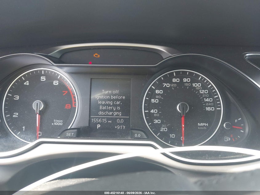 2014 Audi A4 VIN WAUBFAFL5EN029323 IAAI salvage auction — NORMAL WEAR, Salvage Title, sold $700 on 2026-07-07 (photo 7)