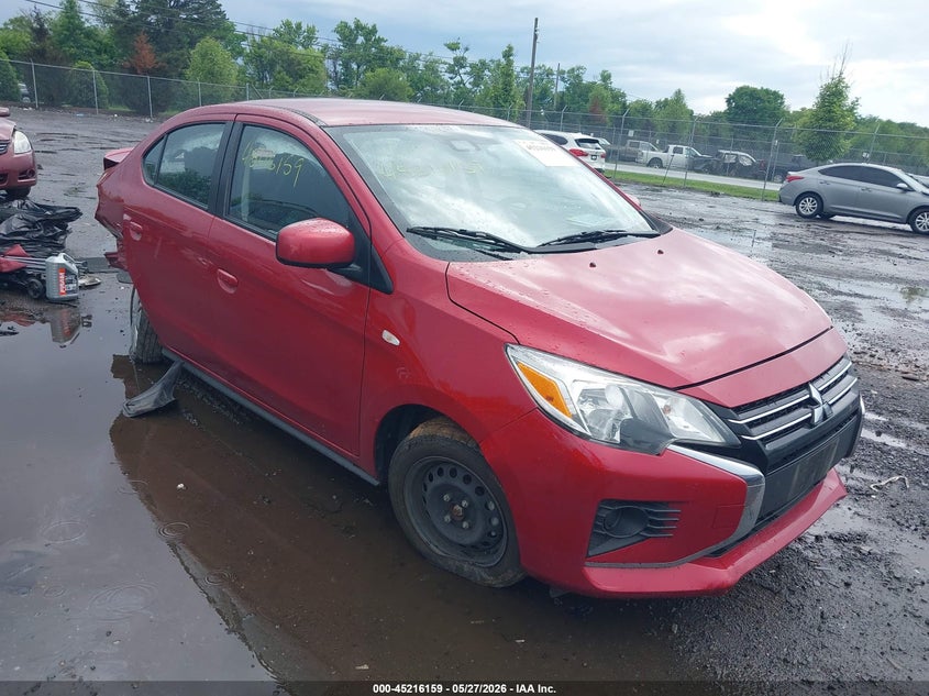 2024 Mitsubishi Mirage VIN ML32FUFJXRHF13730 IAAI salvage auction — REAR END, Salvage Title, sold $1,950 on 2026-07-16 (photo 1)