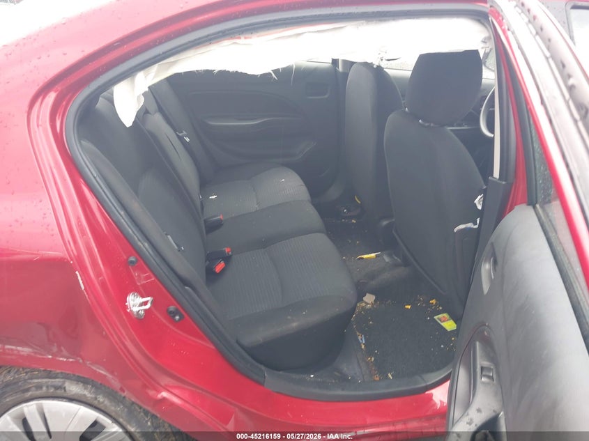2024 Mitsubishi Mirage VIN ML32FUFJXRHF13730 IAAI salvage auction — REAR END, Salvage Title, sold $1,950 on 2026-07-16 (photo 8)