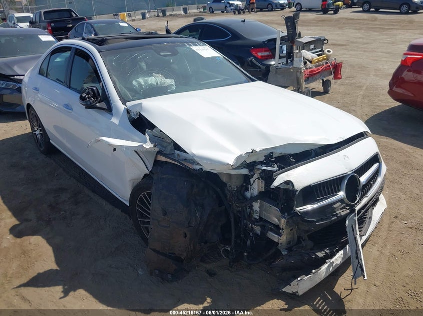 2024 Mercedes-benz C-klasse VIN W1KAF4HB1RR229995 IAAI salvage auction — FRONT END, Salvage Title, sold $7,200 on 2026-07-22 (photo 1)