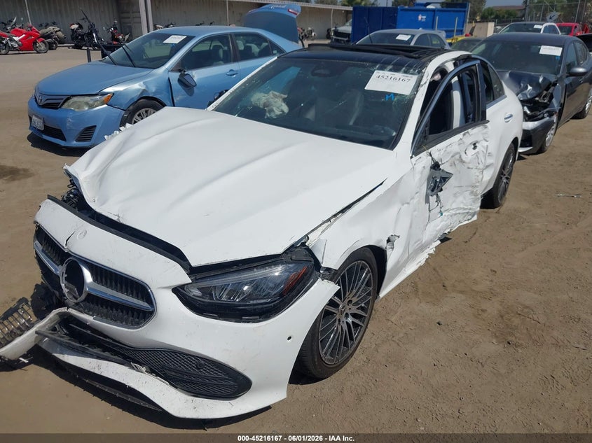 2024 Mercedes-benz C-klasse VIN W1KAF4HB1RR229995 IAAI salvage auction — FRONT END, Salvage Title, sold $7,200 on 2026-07-22 (photo 2)