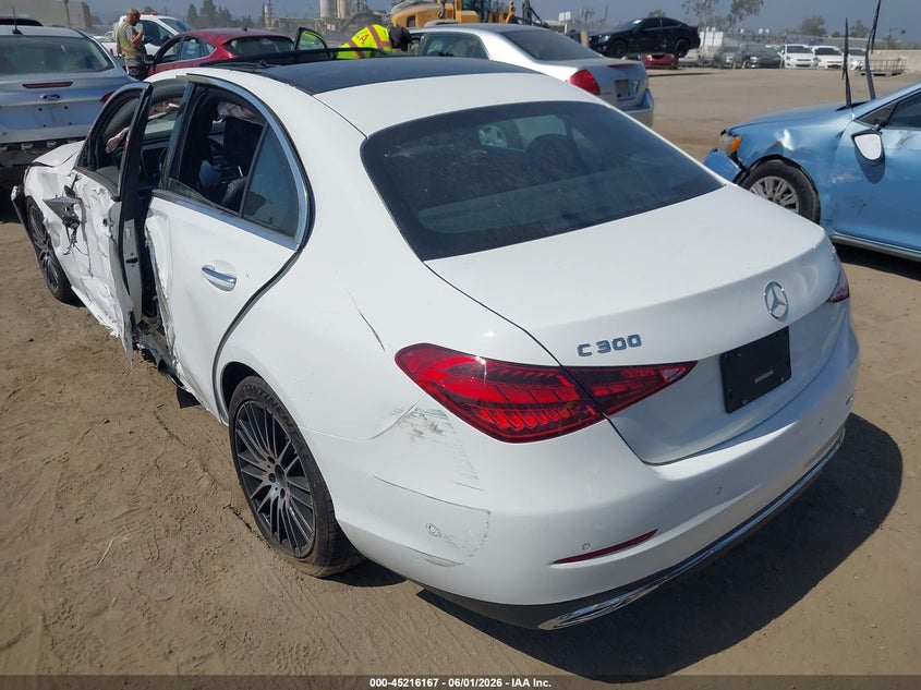 2024 Mercedes-benz C-klasse VIN W1KAF4HB1RR229995 IAAI salvage auction — FRONT END, Salvage Title, sold $7,200 on 2026-07-22 (photo 3)