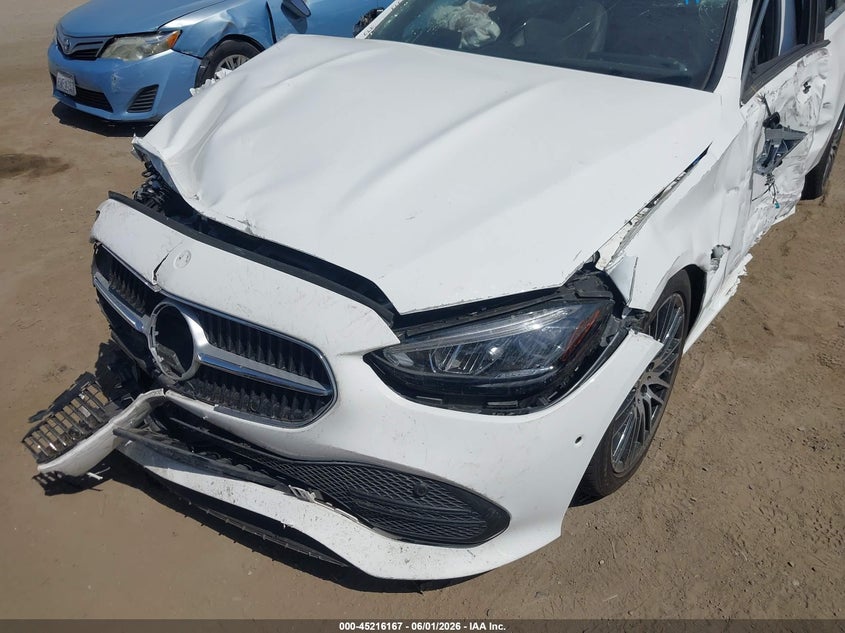 2024 Mercedes-benz C-klasse VIN W1KAF4HB1RR229995 IAAI salvage auction — FRONT END, Salvage Title, sold $7,200 on 2026-07-22 (photo 6)