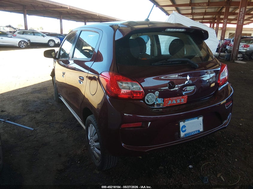 2020 Mitsubishi Mirage VIN ML32A3HJ1LH007598 IAAI salvage auction — LEFT FRONT, Salvage Title, sold $1,250 on 2026-07-28 (photo 3)