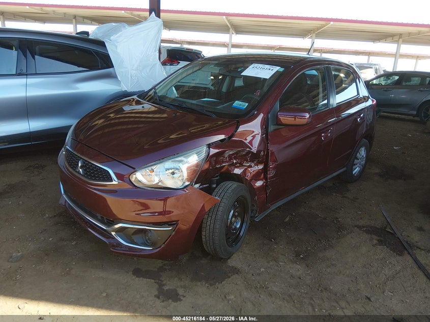 2020 Mitsubishi Mirage VIN ML32A3HJ1LH007598 IAAI salvage auction — LEFT FRONT, Salvage Title, sold $1,250 on 2026-07-28 (photo 6)