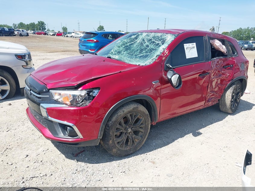 2019 Mitsubishi Outlander VIN JA4AR3AU6KU014925 IAAI salvage auction — ROLLOVER, Salvage Title, sold $900 on 2026-07-15 (photo 2)