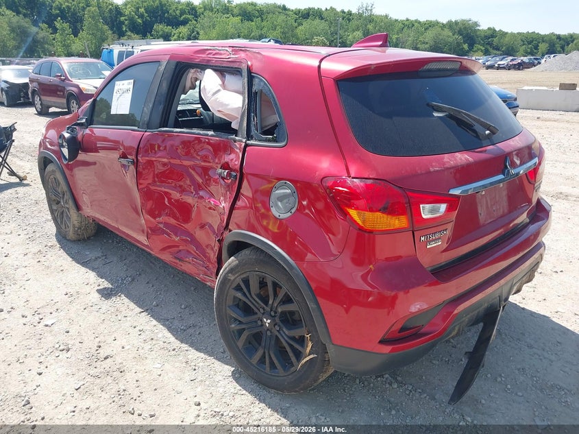 2019 Mitsubishi Outlander VIN JA4AR3AU6KU014925 IAAI salvage auction — ROLLOVER, Salvage Title, sold $900 on 2026-07-15 (photo 3)