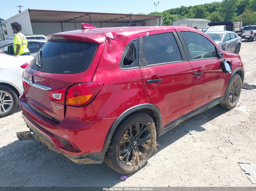 2019 Mitsubishi Outlander VIN JA4AR3AU6KU014925 IAAI salvage auction — ROLLOVER, Salvage Title, sold $900 on 2026-07-15 (photo 4)