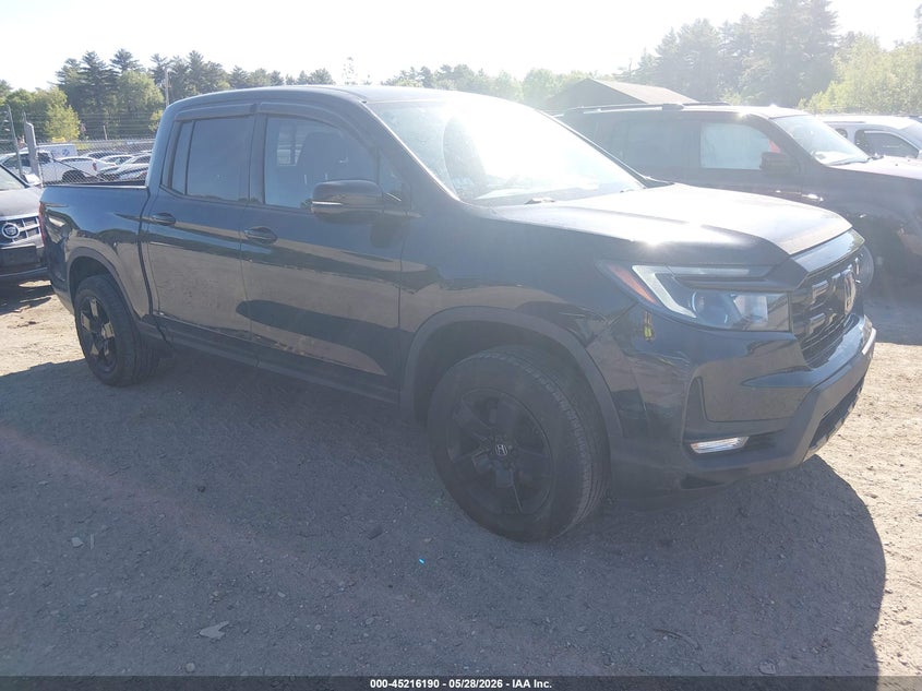 2024 Honda Ridgeline VIN 5FPYK3F83RB000771 IAAI salvage auction — LEFT REAR, Salvage (Massachusetts), sold $8,375 on 2026-07-24 (photo 1)