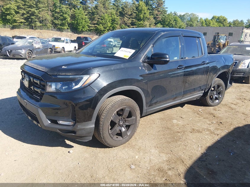 2024 Honda Ridgeline VIN 5FPYK3F83RB000771 IAAI salvage auction — LEFT REAR, Salvage (Massachusetts), sold $8,375 on 2026-07-24 (photo 2)
