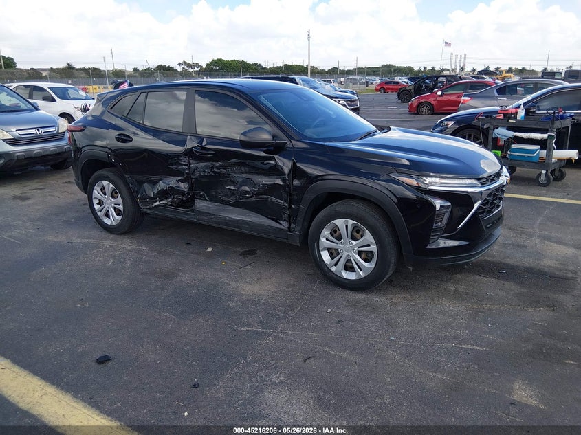 2024 Chevrolet Trax VIN KL77LFE27RC213295 IAAI salvage auction — RIGHT SIDE, Salvage Title, sold $5,650 on 2026-07-09 (photo 1)