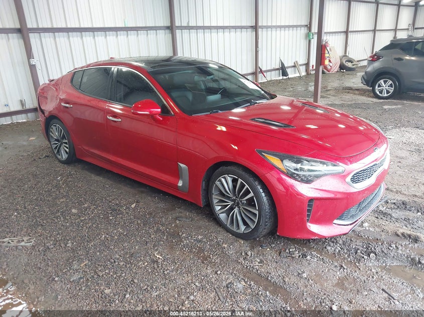 2019 Kia Stinger VIN KNAE15LAXK6068274 IAAI salvage auction — REAR END, Salvage (Georgia), sold $3,700 on 2026-07-31 (photo 1)