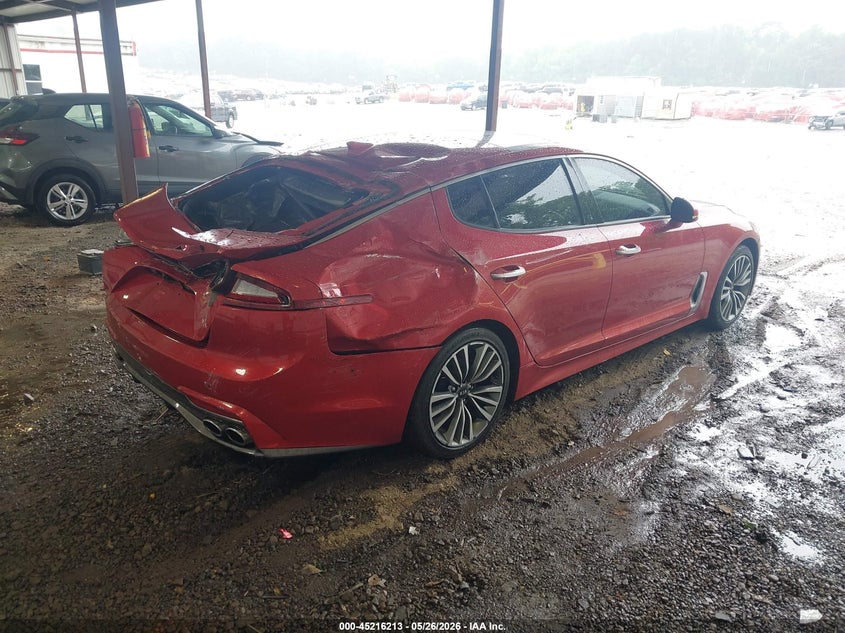 2019 Kia Stinger VIN KNAE15LAXK6068274 IAAI salvage auction — REAR END, Salvage (Georgia), sold $3,700 on 2026-07-31 (photo 4)