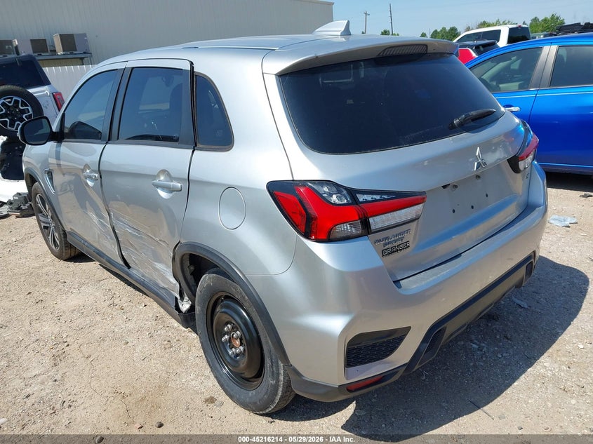 2020 Mitsubishi Outlander VIN JA4AP4AU3LU023837 IAAI salvage auction — LEFT SIDE, Salvage Title, sold $3,300 on 2026-07-23 (photo 3)