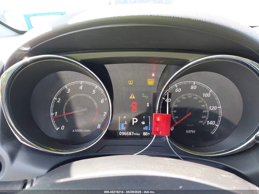2020 Mitsubishi Outlander VIN JA4AP4AU3LU023837 IAAI salvage auction — LEFT SIDE, Salvage Title, sold $3,300 on 2026-07-23 (photo 7)