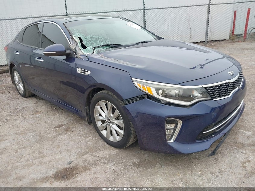 2018 Kia Optima VIN 5XXGT4L33JG248794 IAAI salvage auction — FRONT END, Salvage Title, sold $2,500 on 2026-07-22 (photo 1)