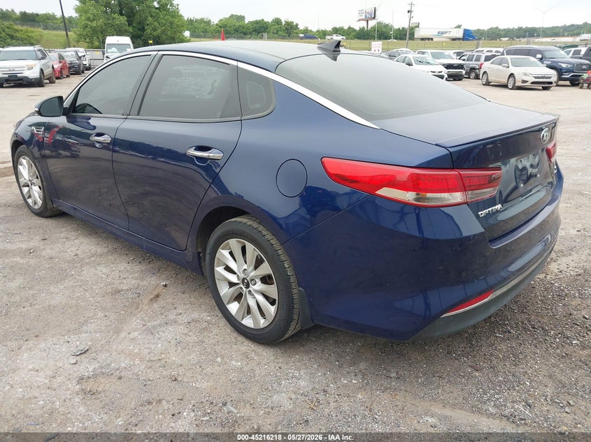 2018 Kia Optima VIN 5XXGT4L33JG248794 IAAI salvage auction — FRONT END, Salvage Title, sold $2,500 on 2026-07-22 (photo 3)