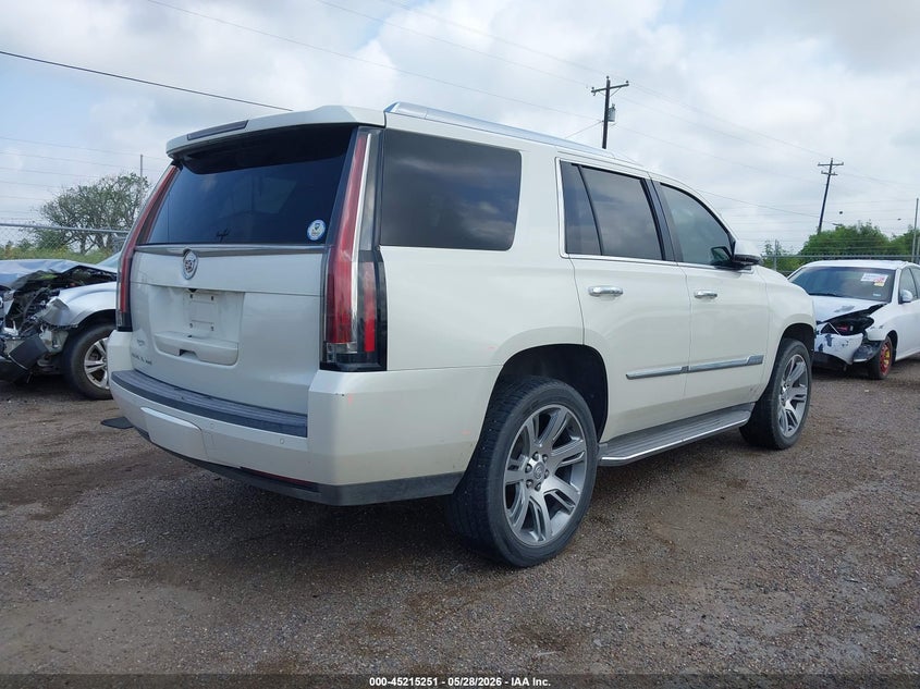 2015 Cadillac Escalade VIN 1GYS3BKJ1FR181075 IAAI salvage auction — FRONT END, Original (Texas), sold $6,600 on 2026-07-21 (photo 4)