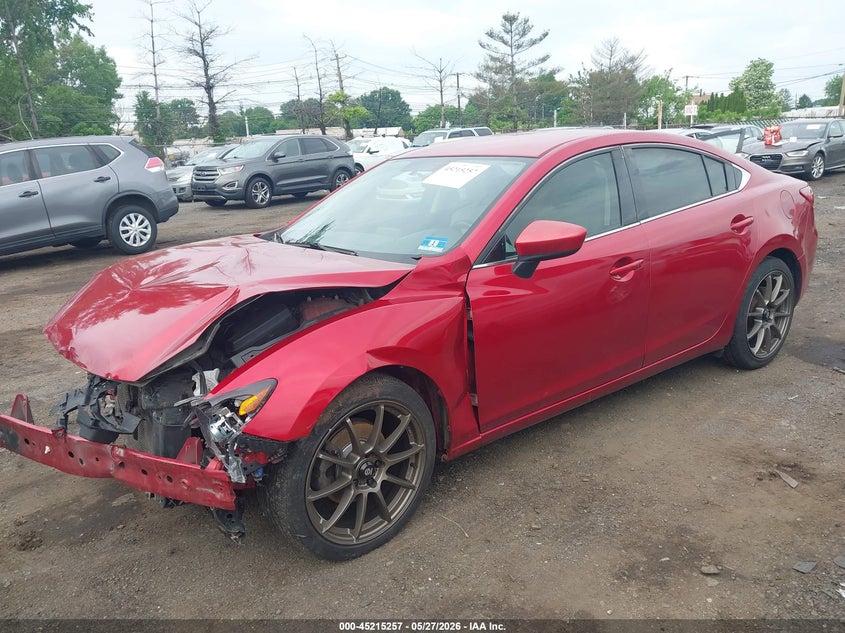 2016 Mazda 6 VIN JM1GJ1V5XG1433576 IAAI salvage auction — FRONT END, Salvage (New Jersey), sold $25 on 2026-07-29 (photo 2)