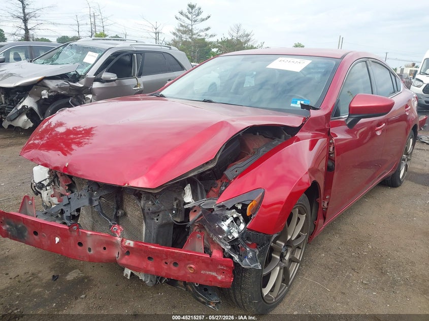 2016 Mazda 6 VIN JM1GJ1V5XG1433576 IAAI salvage auction — FRONT END, Salvage (New Jersey), sold $25 on 2026-07-29 (photo 6)