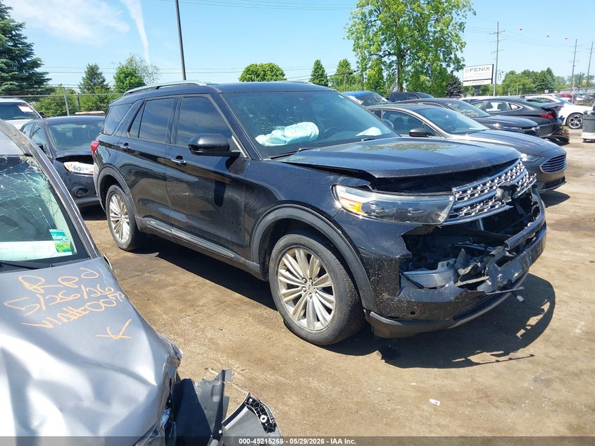 2020 Ford Explorer VIN 1FMSK8FH5LGA13526 IAAI salvage auction — FRONT END, Salvage Title, sold $4,800 on 2026-07-09 (photo 1)