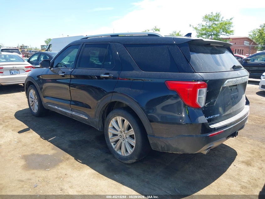 2020 Ford Explorer VIN 1FMSK8FH5LGA13526 IAAI salvage auction — FRONT END, Salvage Title, sold $4,800 on 2026-07-09 (photo 3)