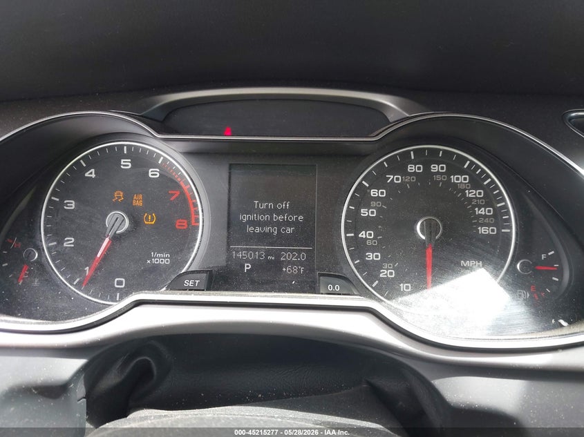 2013 Audi A4 VIN WAUBFAFL0DN025100 IAAI salvage auction — RIGHT FRONT, Mv-907A (New York), sold $25 on 2026-07-30 (photo 7)