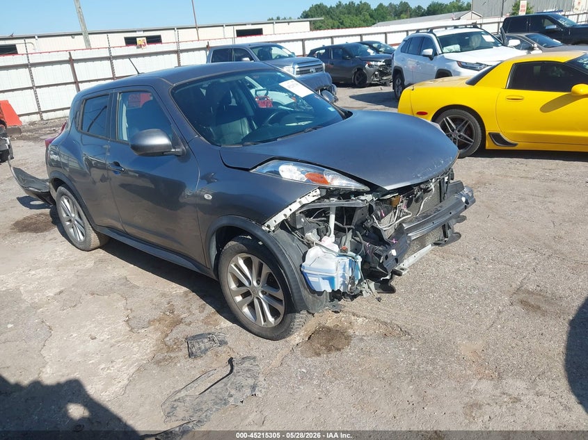 2014 Nissan Juke VIN JN8AF5MV5ET359604 IAAI salvage auction — FRONT END, Original (Texas), sold $1,425 on 2026-07-15 (photo 1)
