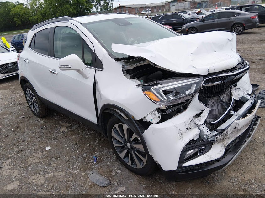2019 Buick Encore VIN KL4CJCSM4KB746657 IAAI salvage auction — FRONT END, Salvage Title, sold $550 on 2026-07-23 (photo 1)