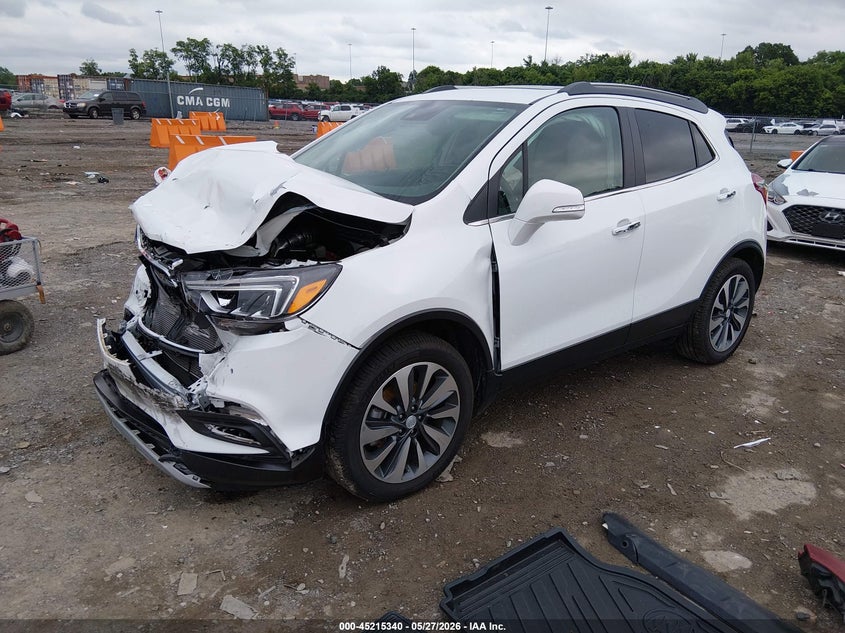 2019 Buick Encore VIN KL4CJCSM4KB746657 IAAI salvage auction — FRONT END, Salvage Title, sold $550 on 2026-07-23 (photo 2)