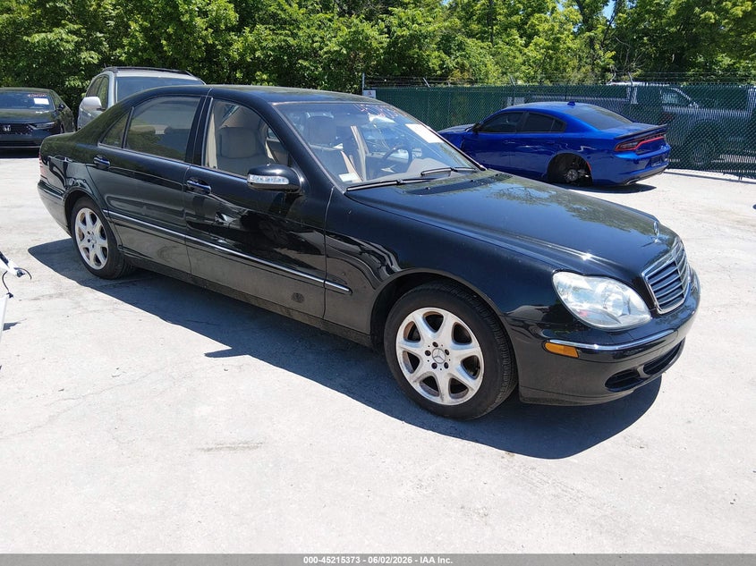 2003 Mercedes-benz S class VIN WDBNG84J63A349759 IAAI salvage auction — NORMAL WEAR, Original (Kentucky), sold $1,400 on 2026-07-06 (photo 1)
